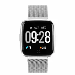 Heart Rate фитнес часы цифровой модные часы Smart Watch для женщин мужчин сталь сетчатый ремешок шагомер спортивные бег наручные электронные