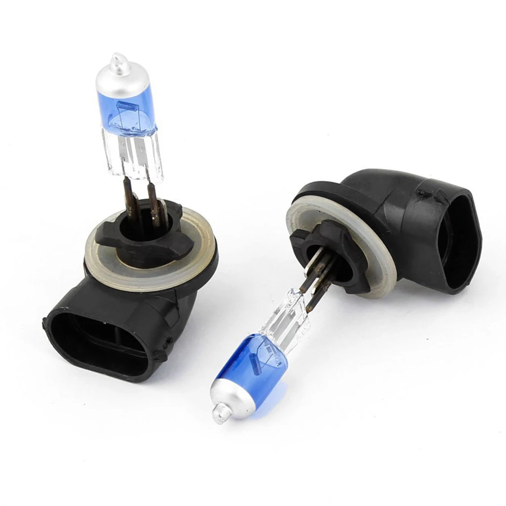 

2pcs 881 100W DC 12V Super White Halogen Fog Light Bulb for Auto Car