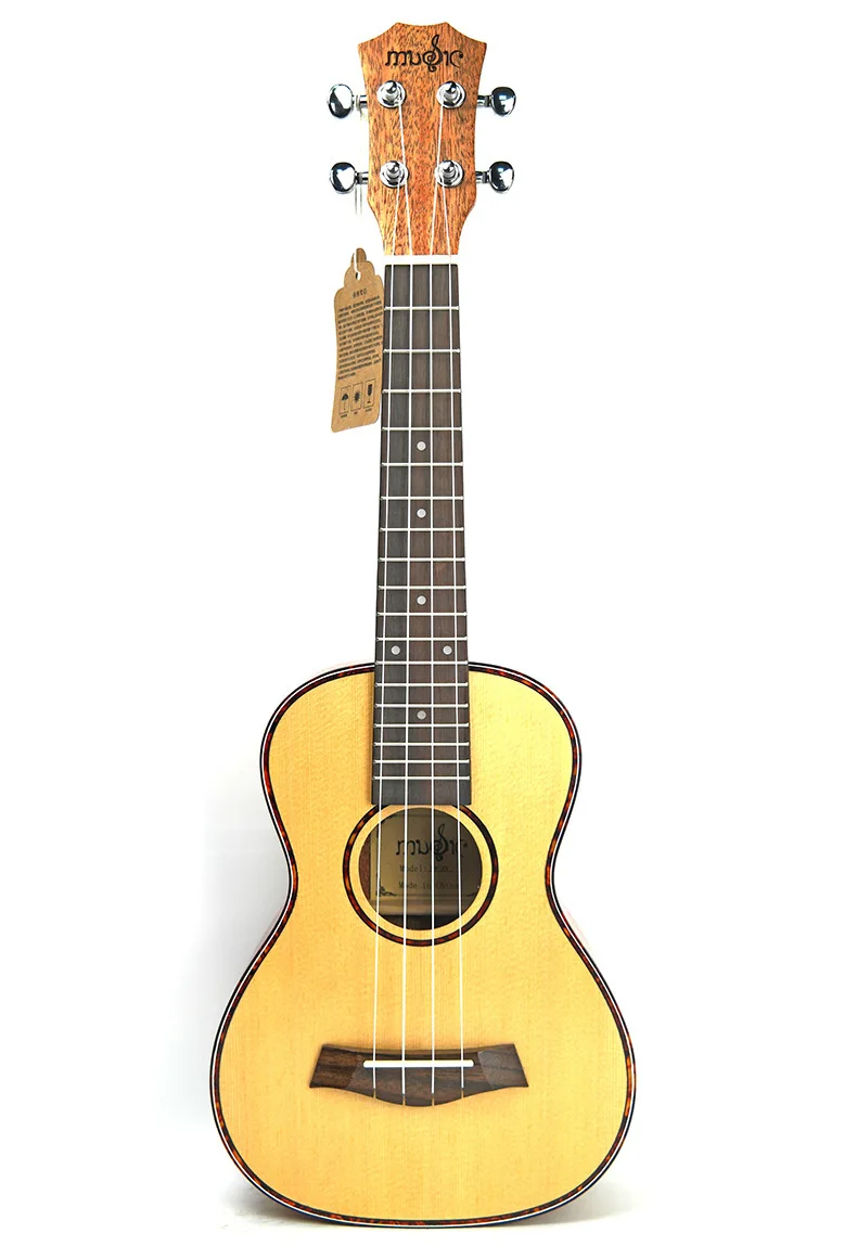 

26 Inch Ukulele Four String Small Guitar Spruce Peach Blossom Heart Directly