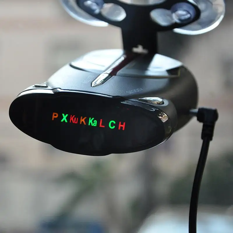 

Mobile Speed Detection Radar Alarm Support English and Russian Radar Detector Voice Announcement XRS Trap Warning Antiradar