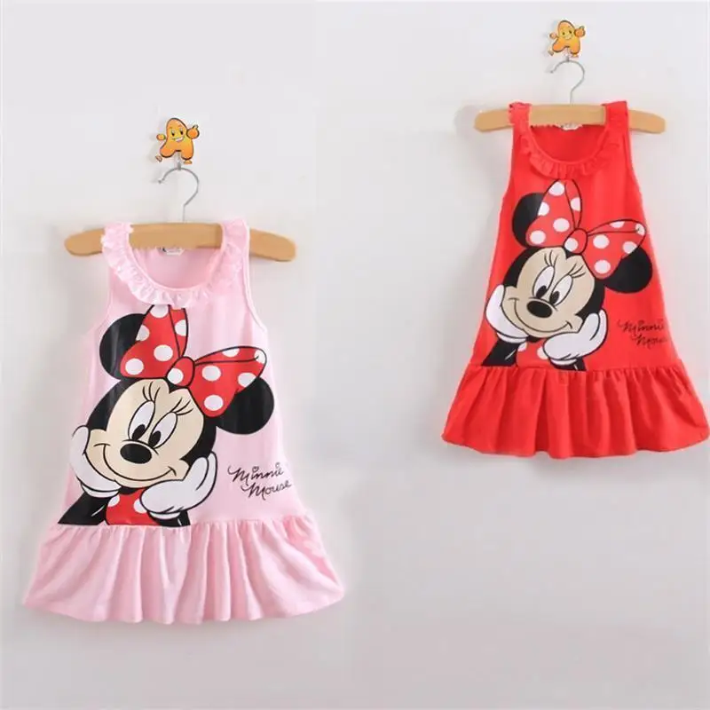 

Summer Sale 2018 The Latest Girls Wear Pleated Ruffled Dresses Child Princesses Vintage Dress Printed In The Frocks