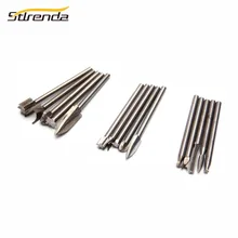STLRENDA 5pcs/set Woodworking Engraving Milling Cutter Root Carving Grinding Head Big set 3*8mm,Middle set 3*6mm,Small set 3*4mm