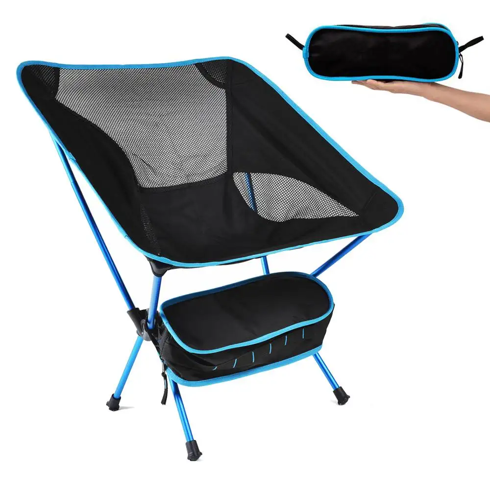 

Travel Ultralight Folding Chair Outdoor Camping Chair Portable Beach Hiking Picnic Fishing Seat Tools Leisure