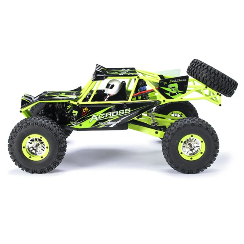 WLtoys 10428 1/10 2,4G 4CH 4WD RC автомобиль MODE2 540 матовый двигатель Rawler зеленый пульт дистанционного управления автомобиль и светодиодный свет для мальчиков Игрушки