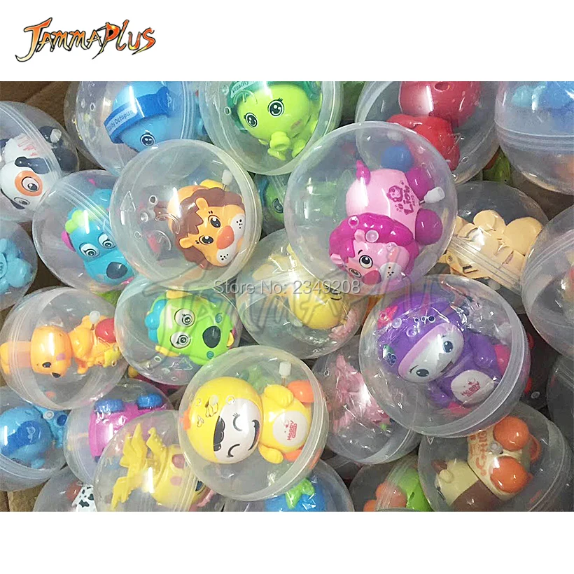 100 шт пластиковые пустые игрушки торговый капсулы 100 мм прозрачные капсулы мяч Аркада торговый автомат игрушка мяч