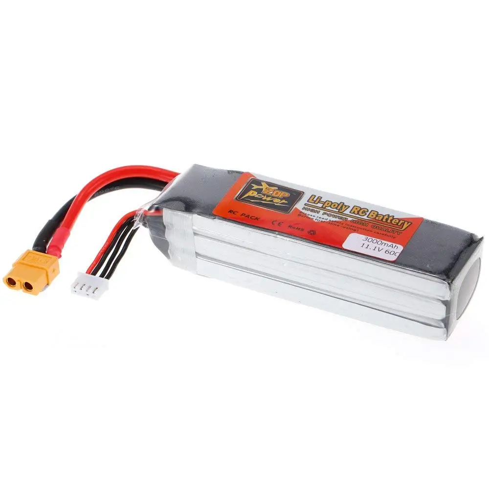 ZOP POWER 3S 11 1 V 3000mah 60C высокая скорость XT60 разъем Lipo батарея для F330 350 450 FPV