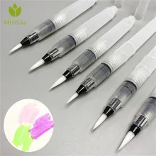 1/3/6PCS Refillable Paint Brush Water Color Brush Soft Watercolor Brush Ink Pen for Painting Calligraph Drawing Art Supplies