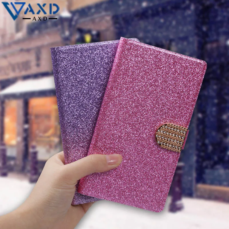 for BQ aquaris V plus vs flip case glitter leather Cover funda card slot stand mobile phone Bag For VPLUS cases coque | Мобильные