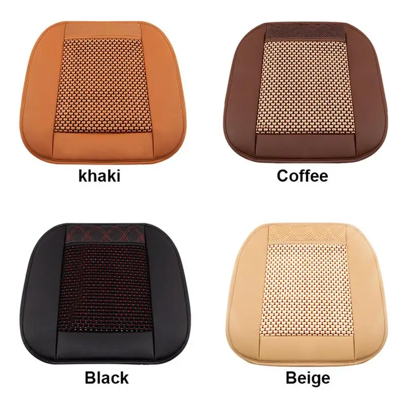 

Cool Ventilation Car Seat Cover Leather Multi-Ice Silk Breathable Waterproof Power-on Air-Conditioning Cushion For Summer