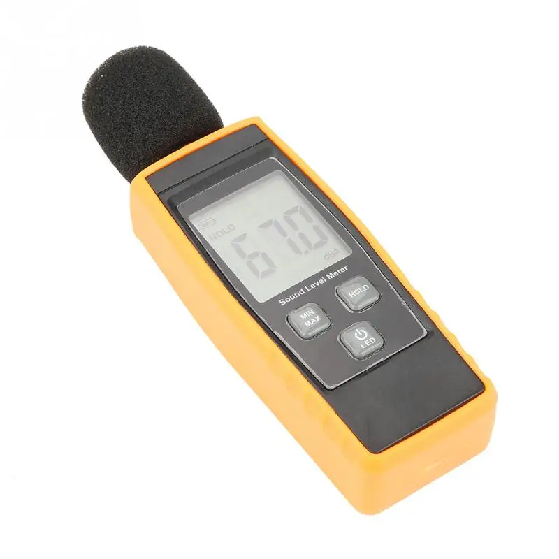 GM1359 цифровой ЖК-измеритель уровня звука дБ измеритель окружающей среды шумомер Хорошее качество горячий