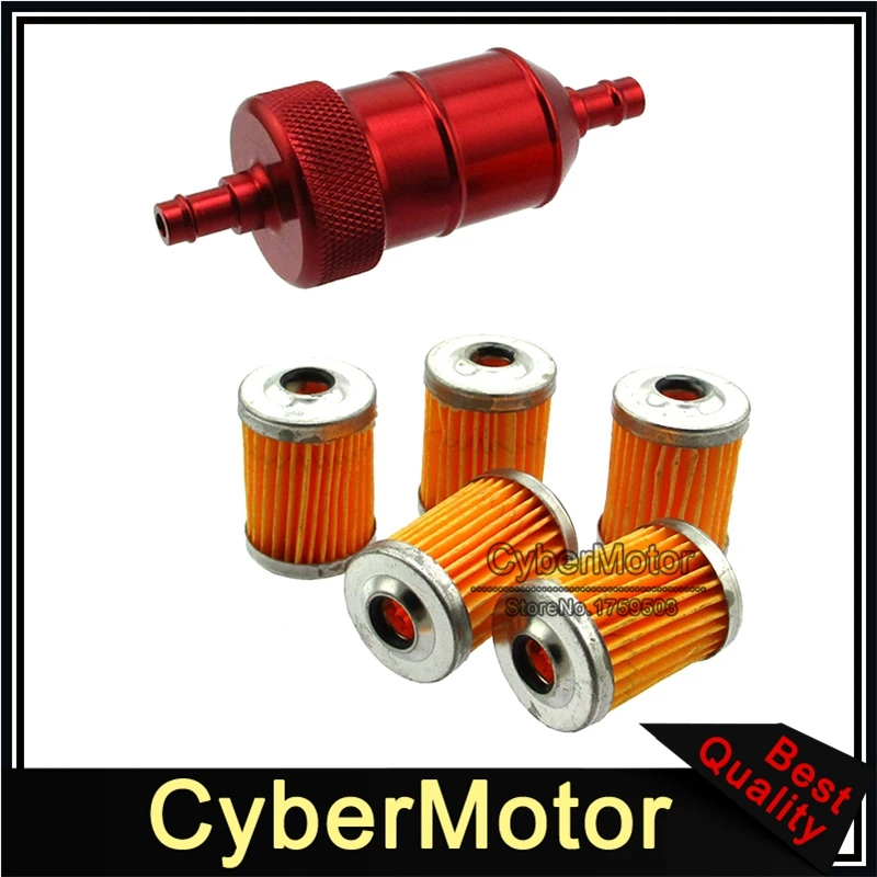 Топливный фильтр с запасным элементом для мотоцикла Honda Yamaha CRF50 KLX110 TTR125|fuel filter|bike