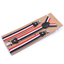 Новинка года, модный бренд, унисекс, ремень в полоску с тремя клипсами, 2,5 см, для взрослых, черный кожаный ремешок с клипсами, y-образные, высокое качество, подтяжки