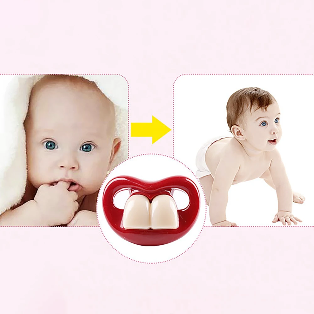 baby moustache dummy