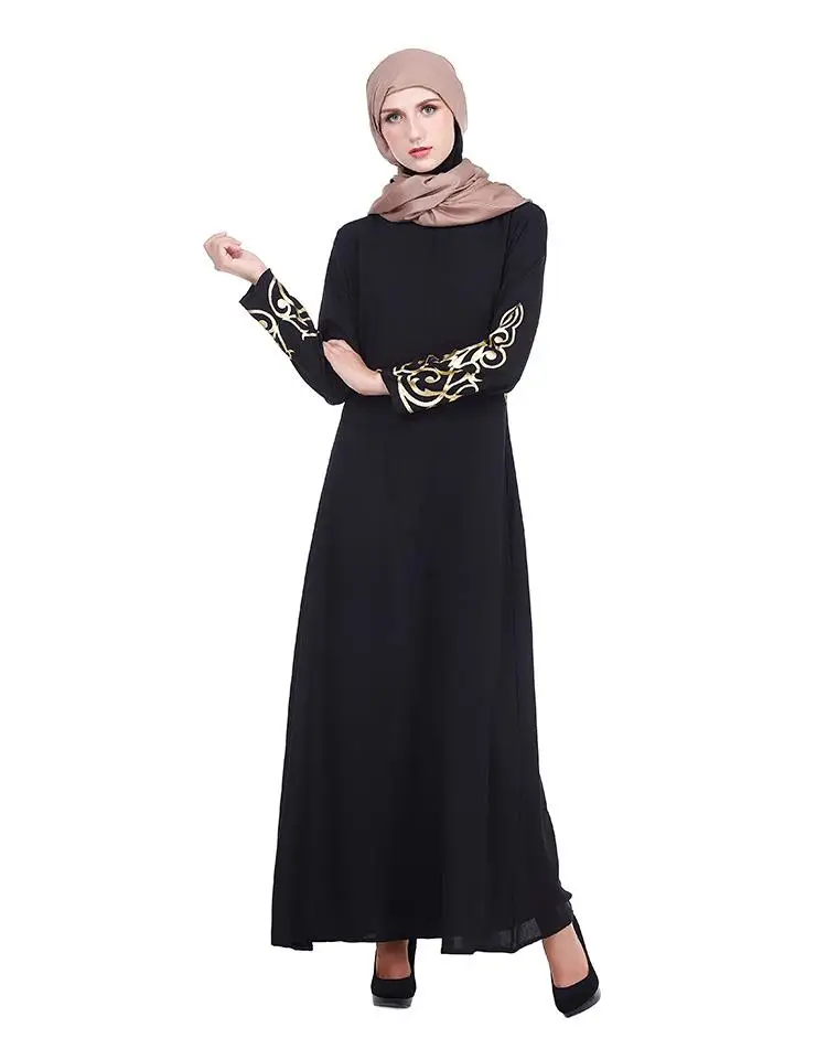 Дубай Abaya женское арабское Макси платье Burka Jilbab длинное для вечерние