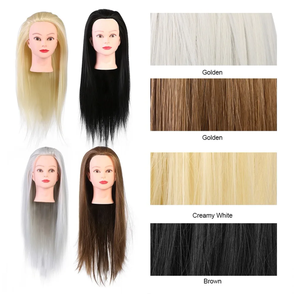 Длинные прямые женские волосы салон косметология, уход за волосами практичный Манекен Куклы для обучения в салоне Модель Инструменты для укладки волос