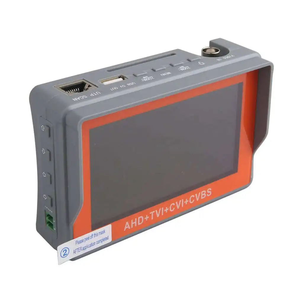 4 In 1 Cctv Tester Support 720P/1080P/3.0Mp/4.0Mp/5.0 Megapixel Ahd, Tvi, Cvi & Cvbs Analog Camera, Security Video Monitor Wit