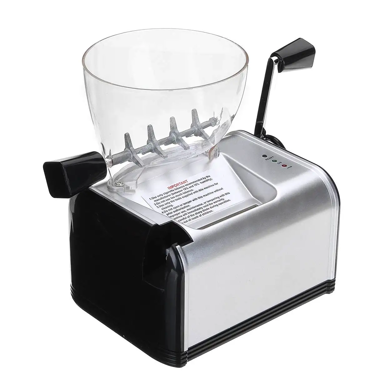  220V Electric Automatic Making Rolling Cigarette Machine Tobacco Roller Maker Inject 8mm Tube Porta