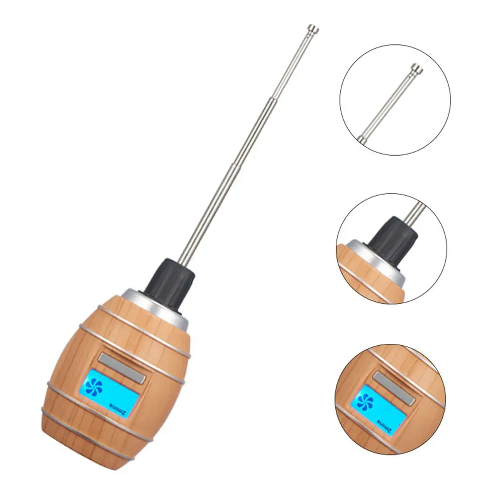 

Hot Sale Smart Oxygen Wine Decanter Pump Aerator Barrel Shaped Electric Wine Decanter with LCD Display Wine Pourer Kitchen Bar