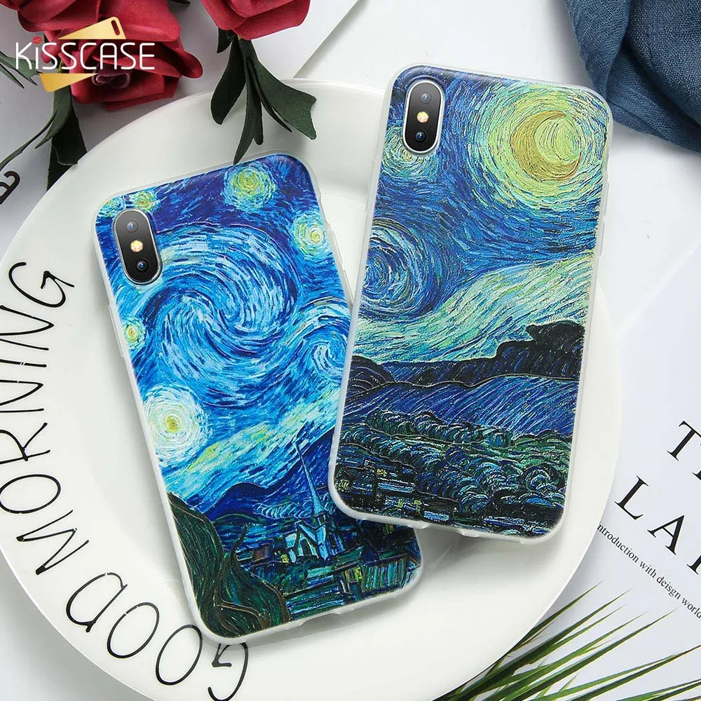 KISSCASE Colorful Print TPU Case for Redmi Note 5 6Pro Pocophone F1 S2 6A 5A 5Plus Floral Xiaomi Mi8 Lite 5X 6 A2 |