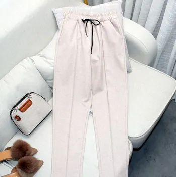 

Casual Pants for Women Trousers Loose Solid Color Women Pants Capri Women's Spring Pants