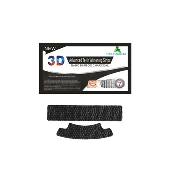 

3D Mint Teeth Whitening Strips Black Charcoal Bamboo Whitening Veneers Teeth Patch Stickers Dental Professional Oral Care TSLM2