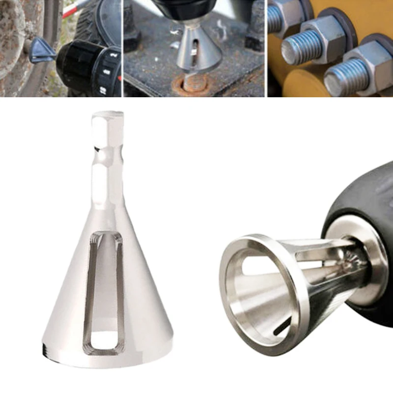 

Deburring External Chamfer Tool Stainless Steel Remove Burr Drill Bit Gadget Use