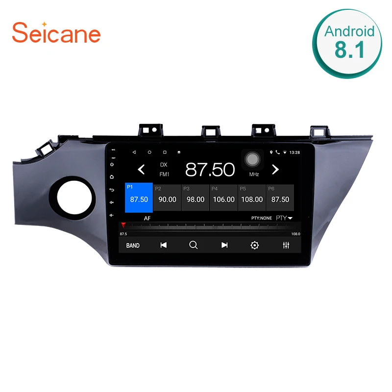 

Seicane 10.1" 8-Core 2Din Android 8.1 Car Radio Player GPS Navigation Stereo Multimedia For KIA RIO K2 2017 2018 Support RDS
