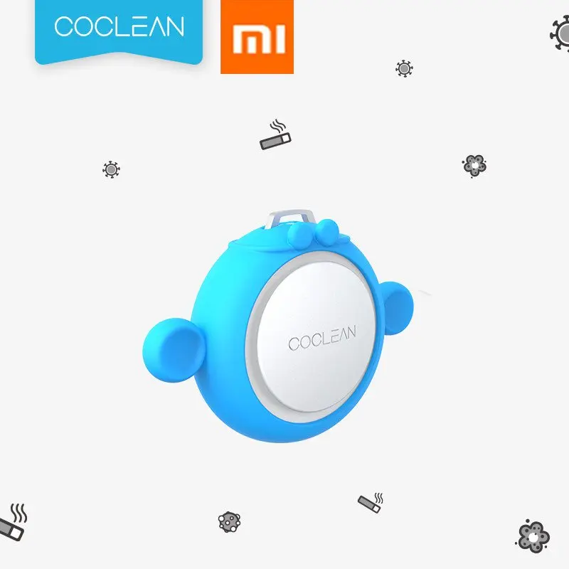 

Youpin Coclean Original K1/K2 Portable Air Purifier Negative Ion Removal of Smog PM2.5 for Childrens Health Care Cute Design