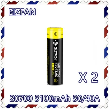 

2 pcs EIZFAN IMR 20700 rechargeable Battery 3100mAh 30A 40A EFAN Li-ion for Vaporesso ecig E-CIG Electronic cigarette batteries