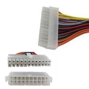 

Electronic PCBA Assembly Connect Pin Flat Cables ATX 20 Pin Female to 24 Pin Male Internal PC PSU Power Adaptor Cable