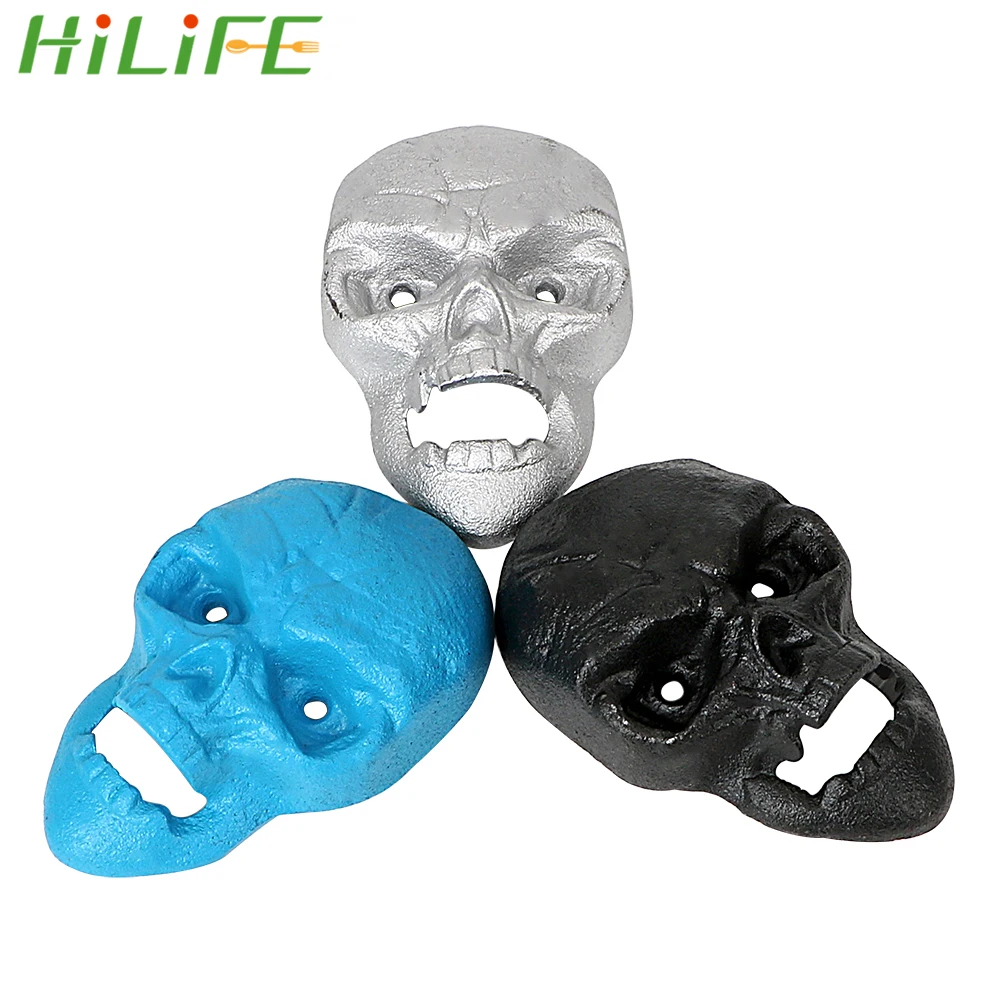 HILIFE пивной нож настенный в форме черепа бутылка для напитков кухонные аксессуары