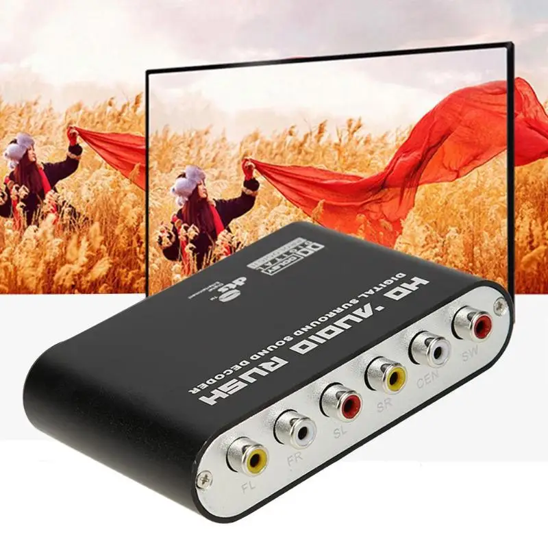 Цифровой коаксиальный декодер DTS AC3 5 1 CH SPDIF RCA звука| |