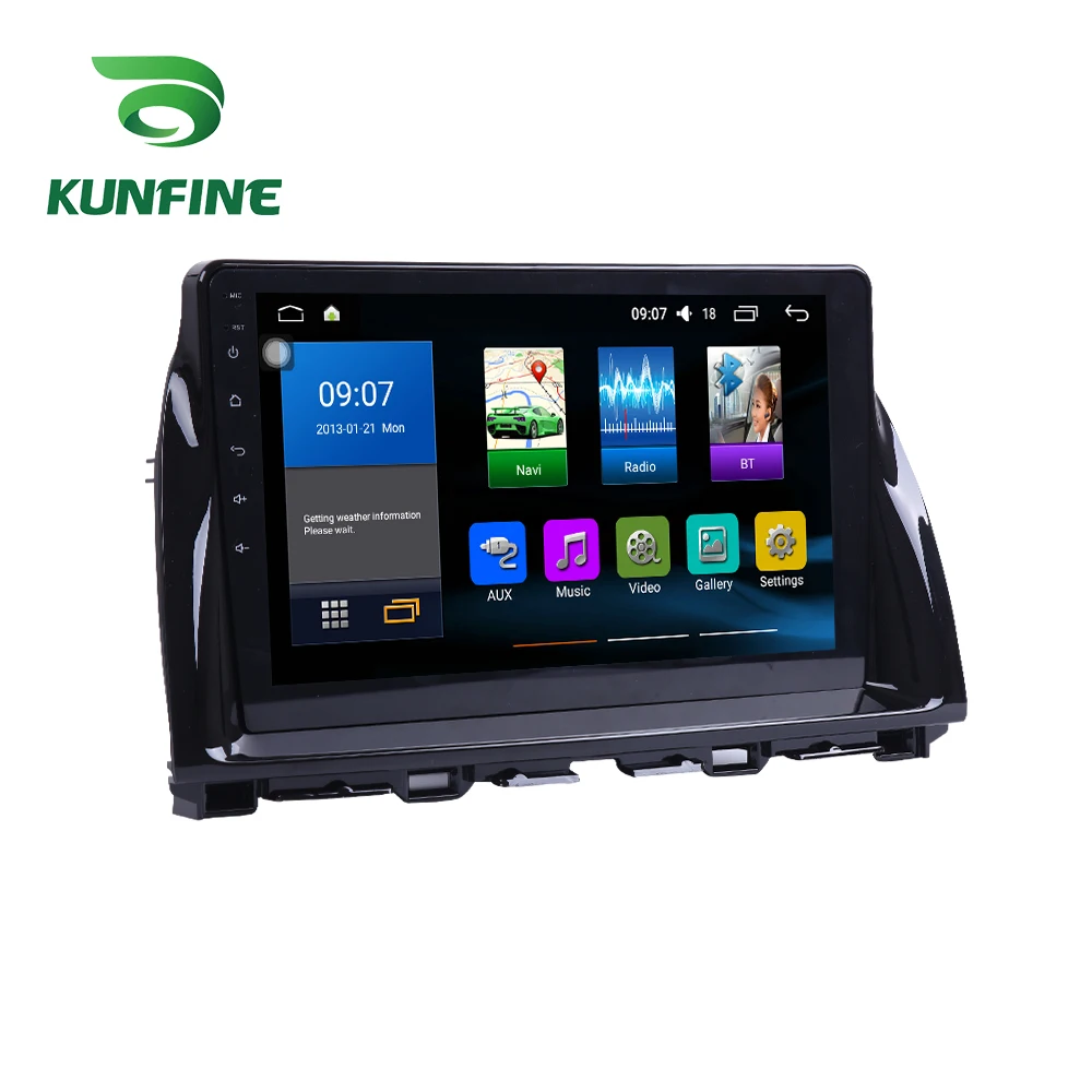 Octa Core 1024*600 Android 8.1 Car DVD GPS Navigation Player Deckless Car Stereo For Mazda CX5 2015