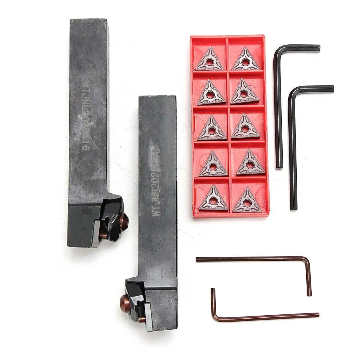 

WTJNR2020K16+WTJNL2020K16 turning tool holder+10 TNMG160408-HS LF6018 carbide inserts Cutter Lathe tool Holder Milling machine
