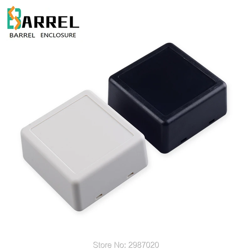 10 шт./партия 60*58*28 мм пластиковый настольный корпус маленький самоблокирующийся электронный распределительный ящик DIY инструмент печатная плата блок управления