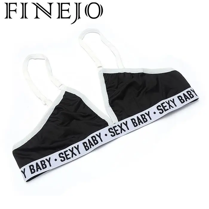 2 PCS Sexy Thong Bra Set G Thongs Bra Set Push Up Vest Top Women Underwear Panty Set Letter Printed G String Bra Lingerie Sets 2 PCS Sexy Thong Bra Set G Thongs Bra Set Push Up Vest Top Women Underwear Panty Set Letter Printed G String Bra Lingerie Sets