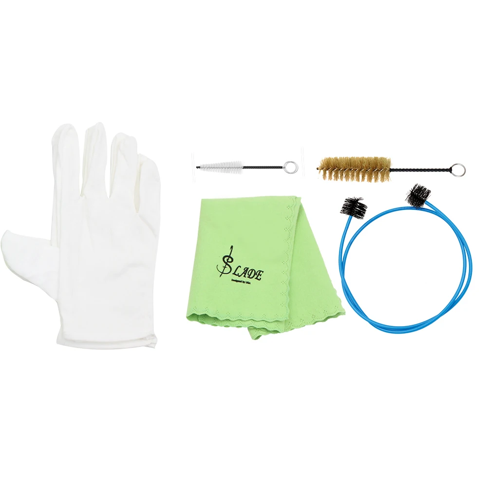 Newest Brasswind Instrument Trumpet Trombone Tuba Horn Cleaning Set Kit