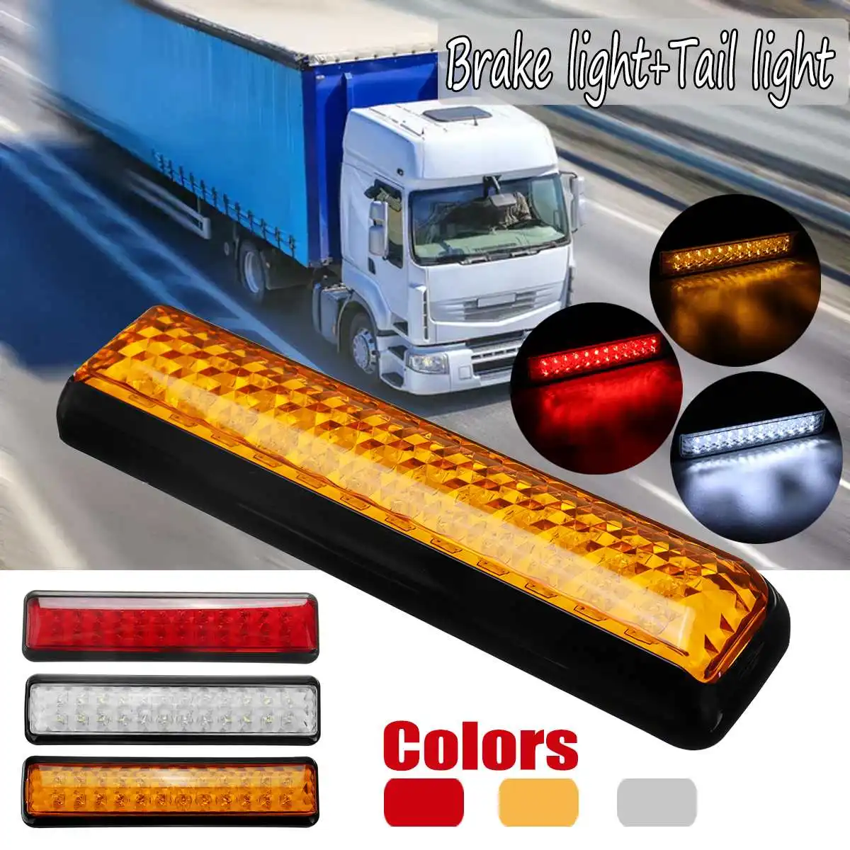 

Led Trailer Tail Lights 12V Stop Tail Indicator Side Light Turn Signal Brake Reverse Backup Light for Truck Vans Bus 4x4 Pickup