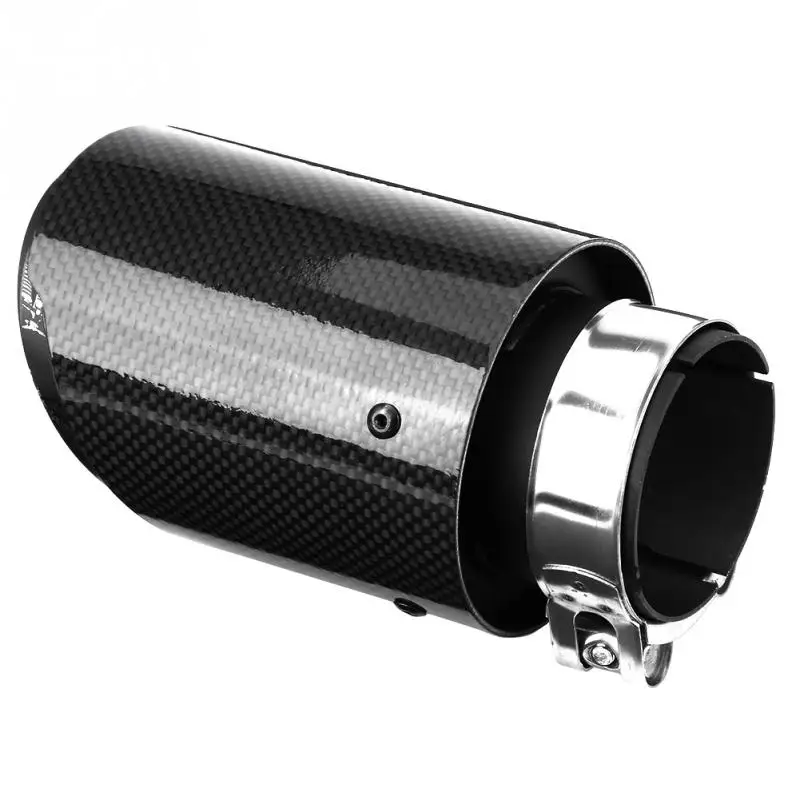 

Car Exhaust Pipe Muffler End Tip Tailpipe for 63mm 89mm Universal Car Exhaust Pipe Carbon Fiber Style Car Styling NEW Arrivals
