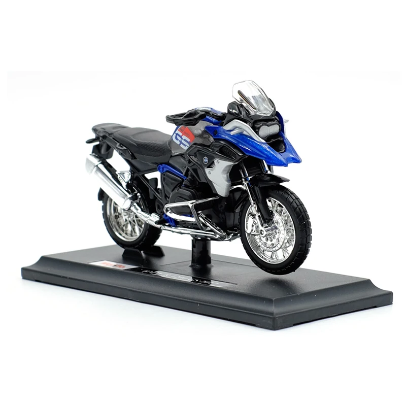 Premium 1:18 Alloy Diecast Motorcycle Toy with Functional Shock Absorbers - Perfect for Collectors and Gifts for Children