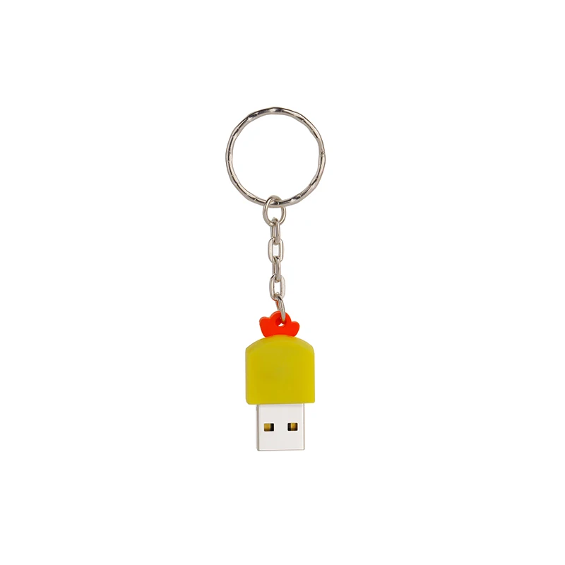 Смешно U диска Мода милый мультфильм животных жиров желтый цыпленок модель USB2.0