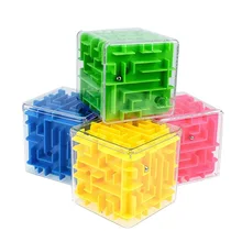 8 см 3D трехмерный магический куб вращающийся жемчужный лабиринт шесть лапша трехмерный лабиринт интеллект декомпрессионные игрушки