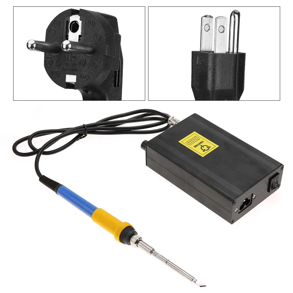 

1.3inch OLED Portable T12 Digital Soldering Iron Station Auto Sleep Buzzer Kit NEW
