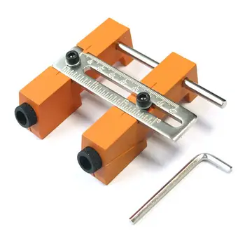

Adjustable Pocket Hole Drill Guide Kit 20-85Mm Width Angle Drilling Perforator Locator Jig For Diy Carpentry Woodworking Tools