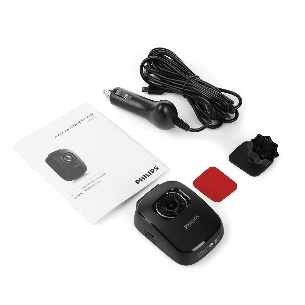 Оригинальный PHILIPS ADR720 2 дюймов Автомобильный Регистраторы 1440 P 140 градусов Широкий