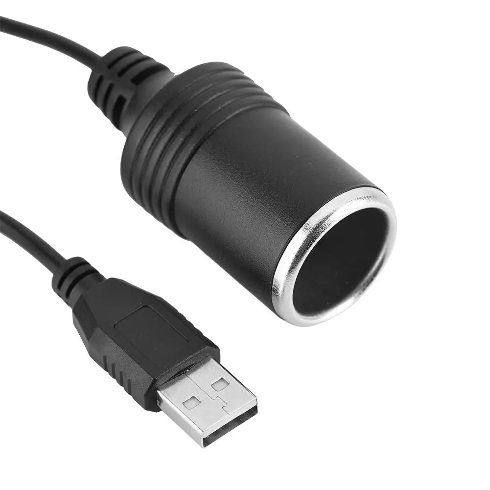 12 В розетка для автомобильного прикуривателя гнездо к USB адаптер шнура