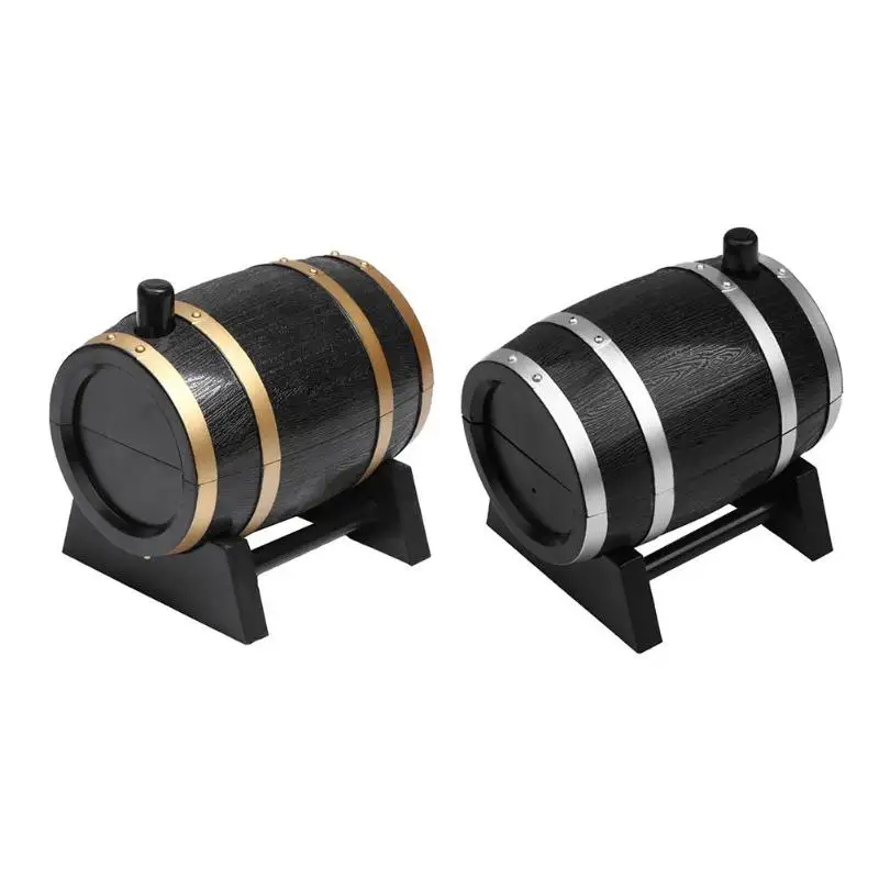 

New Automatic Toothpick Box Container Creative Wine Barrel Toothpick Storage Box Toothpick Dispenser Tableware Home Decor