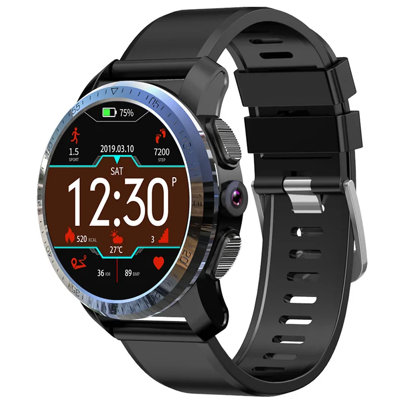 Смарт часы Kospet Optimus Pro GPS 3 ГБ 32 водонепроницаемые 1 39 дюйма Android 7.1.1 AMOLED WiFi с камерой