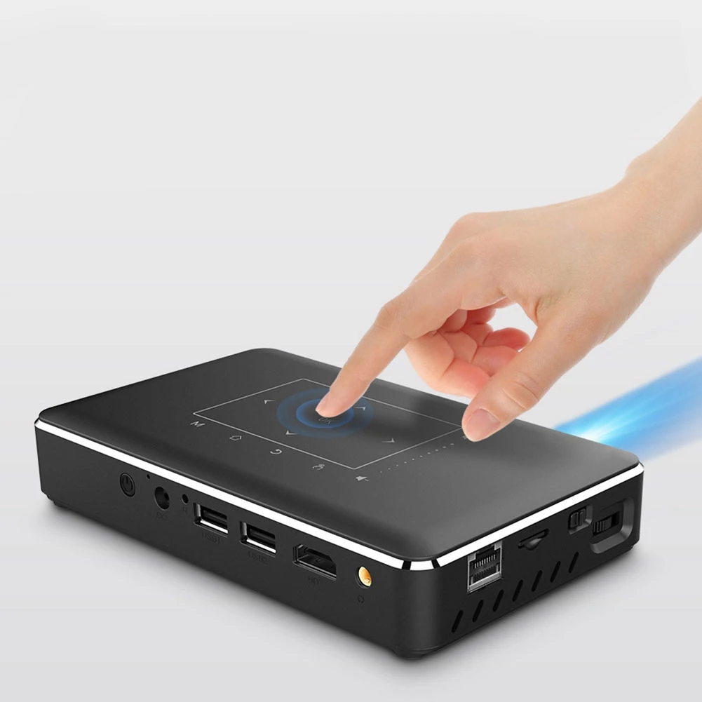 Smart Projector Home Theater Kit Portable Mini Projector Support IR Wifi 4K HD For Android Mobile Phone Projector