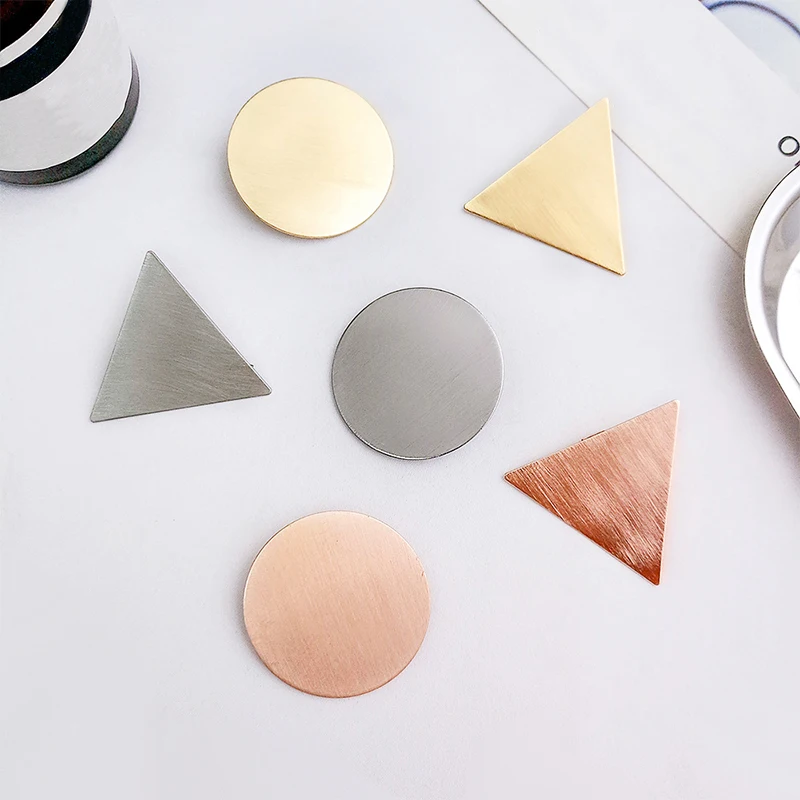 

new Metal Snap Hair Clips Snap Hairpins Hairclips Hair Triangle Round Snap Clips Hairgrips Barrettes Hairdressing Tool